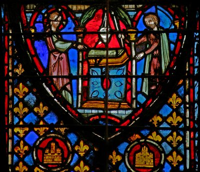 Janela w3 Deus ordena o arranjo das lâmpadas no Templo Numb VIII 2 de French School