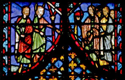 Window w3 Moses fala ao povo Numb XX 13 de French School