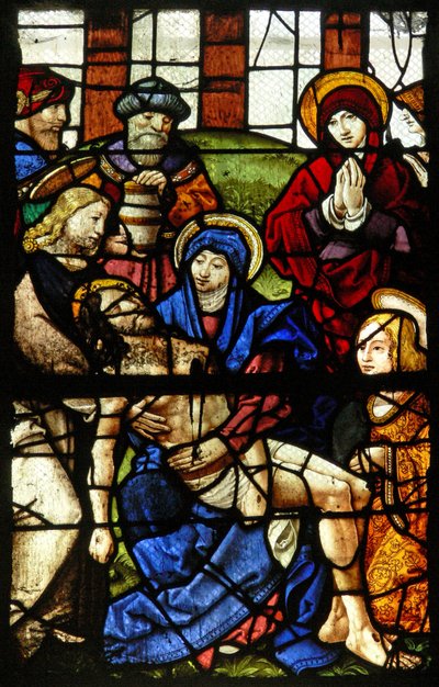 Janela w5 representando o Pieta de French School