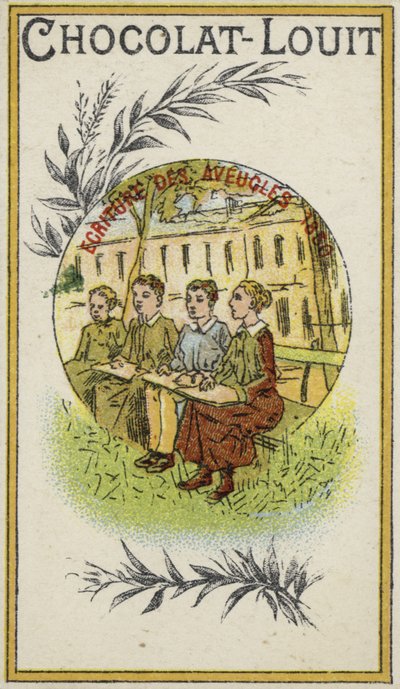 Escrevendo para cegos, 1830 de French School