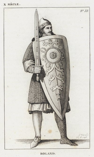 X Siecle, Roland (gravura) de French School