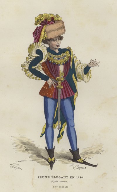 Jovem dândi, 1480 de French School