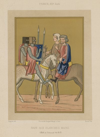 Yvain as mãos brancas de French School