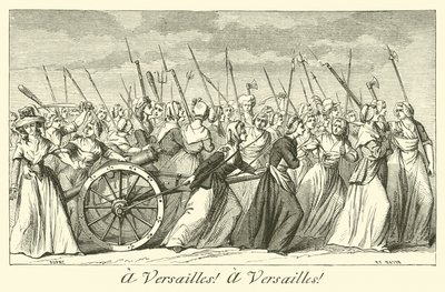 em Versalhes! em Versalhes! de French School