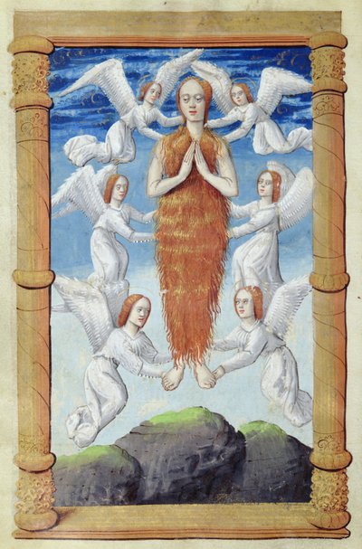 fol.97v A Assunção de Maria Madalena, de Heures a lusage de Rome de French School
