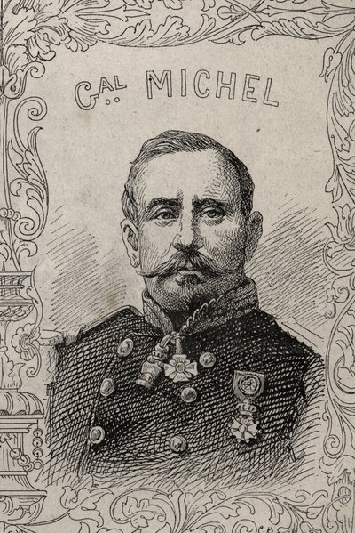 retrato do general francês Victor Constant Michel de French School