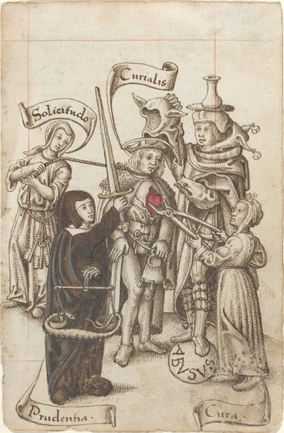 "Não coma seu coração" [fol. 22 reto] de French early 16th Century