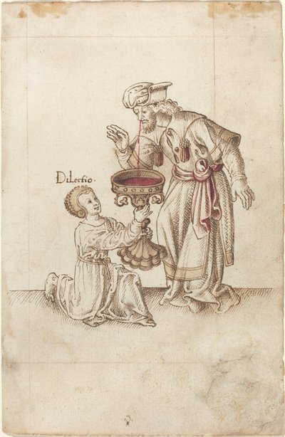 "Não faça água em aparas de unhas ou cabelos" [fol. 30 reto] de French early 16th Century