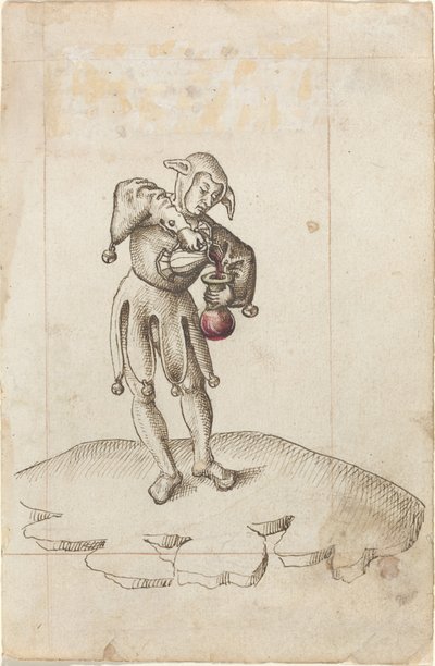 "Não coloque comida em um penico" [fol. 24 reto] de French early 16th Century