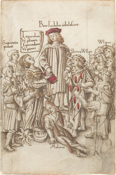 "Não ande fora da via pública" [fol. 35 reto] de French early 16th Century