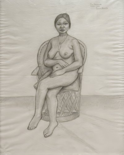 Eva Frederick nua de Frida Kahlo