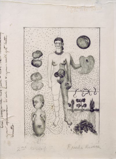 Frida e o aborto de Frida Kahlo