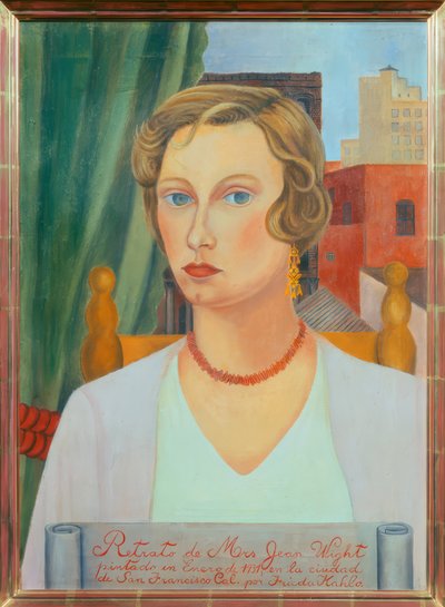 Retrato da Sra. Jean Wight de Frida Kahlo