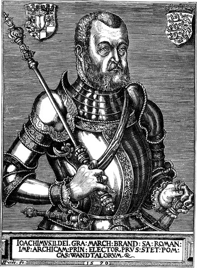 Retrato de Joachim II Hector 1505-1571, Eleitor de Brandemburgo, 1570 de Friderich