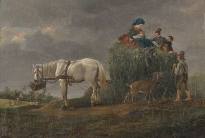 A carroça de feno de Friedrich August Mathias Gauermann