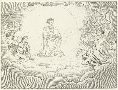 Ilustração para o Fausto de Goethe de Friedrich August Moritz Retzsch