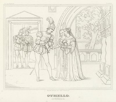Othello, Acto III, Cena 3 (gravação) de Friedrich August Moritz Retzsch