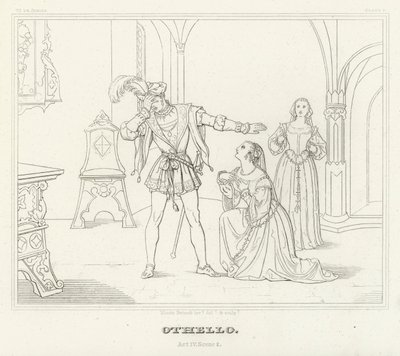 Othello, Acto IV, Cena 2 (gravação) de Friedrich August Moritz Retzsch