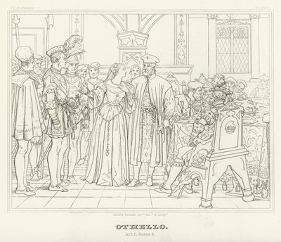 Othello, Acto I, Cena 3 (gravação) de Friedrich August Moritz Retzsch