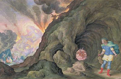 Orfeu em Hades, 1643 de Friedrich Brentel