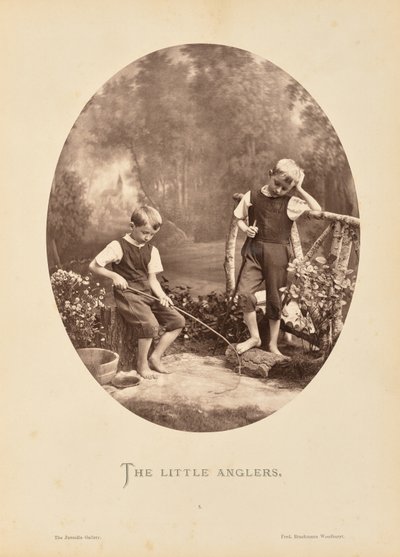 Os pequenos pescadores de Friedrich Bruckmann