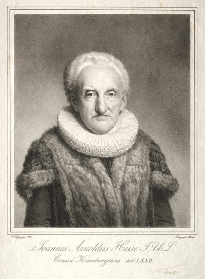 Johann Arnold Heise, 1819. de Friedrich Carl Groger