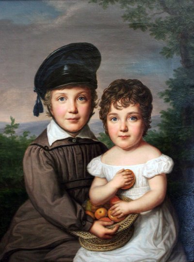 Retrato de Arnold Otto e Anna Meta Meyer de Friedrich Carl Groger