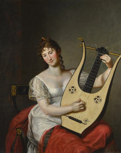 Retrato de Frederica de Mecklenburg-Strelitz de Friedrich Carl Groger