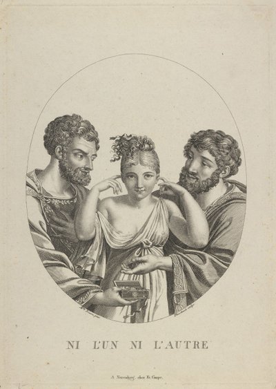 Nenhum dos dois Ni LUn, Ni LAutre, início do século XIX. de Friedrich Fleischmann