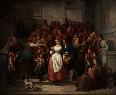 Após o sorteio da lotaria de Friedrich Friedländer Ritter von Malheim
