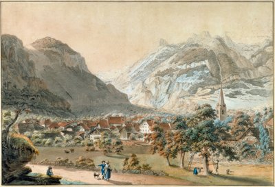 A aldeia de Bex de Friedrich Georg Wexelberg
