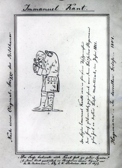 Mostarda de mistura de Kant, 1801 de Friedrich Hagemann