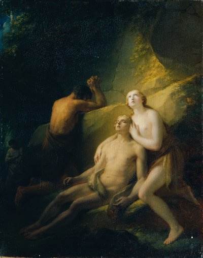Adão e Eva choram o morto Abel de Friedrich Heinrich Fuger