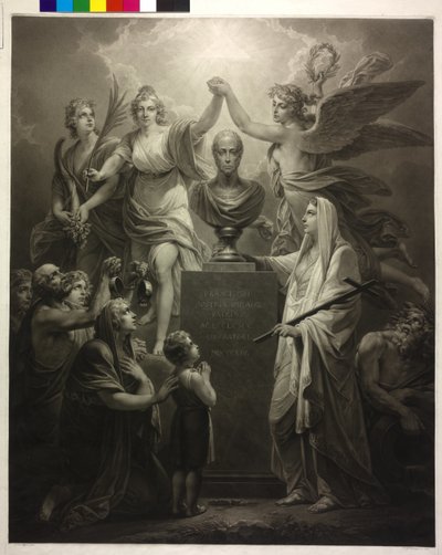 Apoteose do imperador Francisco II - A bênção da paz de Friedrich Heinrich Fuger