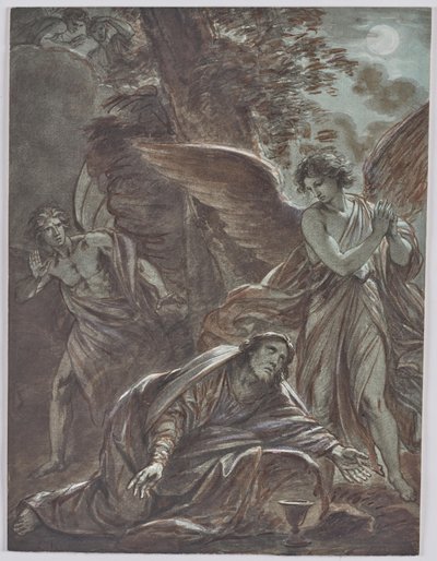 Cristo no Monte das Oliveiras de Friedrich Heinrich Fuger