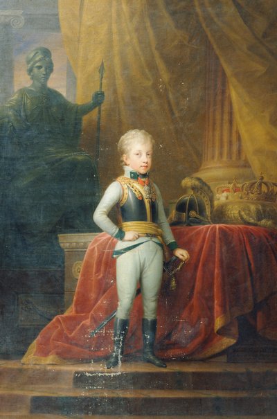 Arquiduque Fernando como uma criança de Friedrich Heinrich Fuger
