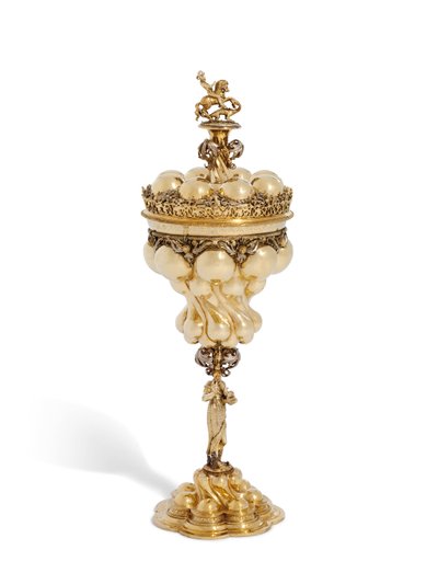 Copa e capa, Nuremberg, final do século XVI de Friedrich Hillebrandt