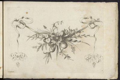 Festool van vruchten, bladeren en bloemen Diferente Nova Festa de Flores e Frutas (título da série) de Friedrich Jacob Morisson