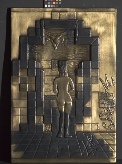 Lincoln In Dalivision (relevo em bronze) de Friedrich Johann Voltz