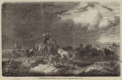 A tempestade que se aproxima de Friedrich Johann Voltz