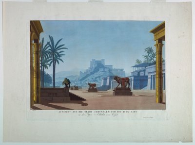 Desenho de Palco de Friedrich Jugel