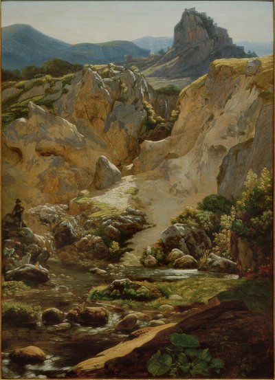 Zona abaixo de Cervaras, na serra de Aequera de Friedrich Nerly