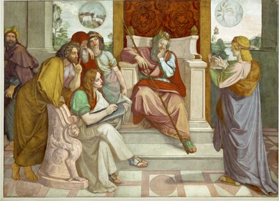 José do Egito e Potifar, funcionário egípcio de Friedrich Overbeck