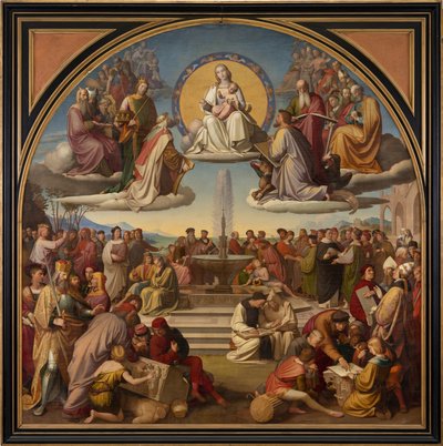 O triunfo da religião nas artes de Friedrich Overbeck