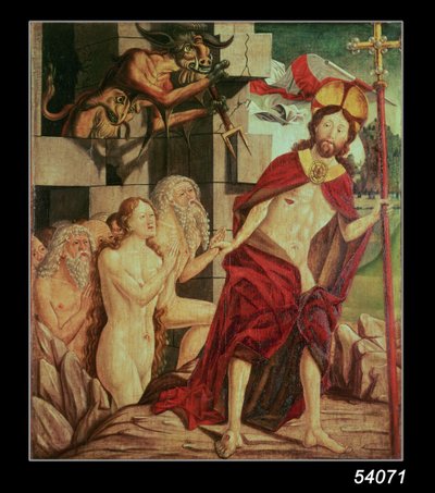 Cristo no inferno de Friedrich Pacher