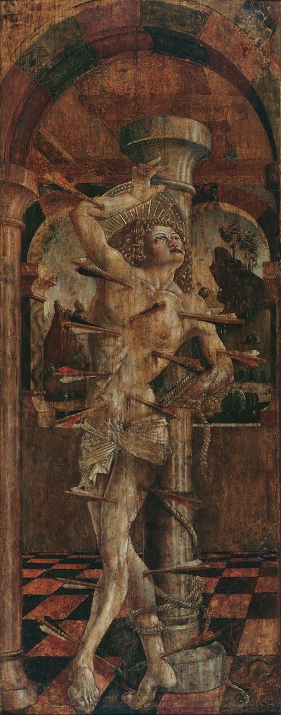 São Sebastião (interior) e S. Sebastião (fora) de Friedrich Pacher