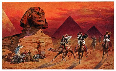 Esfinge de Giza, c.1900 (impressão) de Friedrich Perlberg