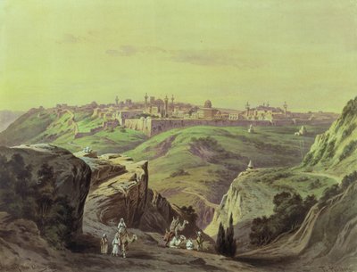 Vista de Jerusalém de Friedrich Perlberg