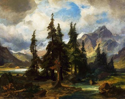 Paisagem norueguesa. de Friedrich Preller the Elder