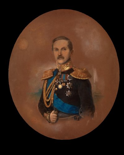 Retrato do Conde Pyotr Kleinmichel 1793-1869 de Friedrich Randel